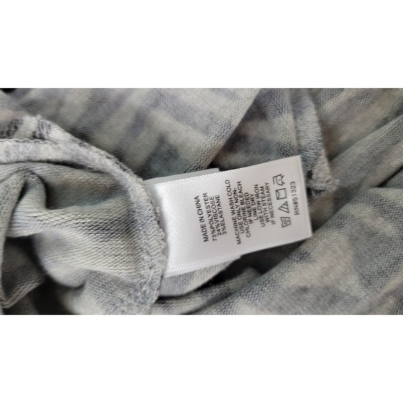 1.STATE Long Sleeve Cross-Back Top Medium - Picture 5 of 8